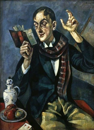 Portrait of the Poet Jan Lechon by Roman Kramsztyk